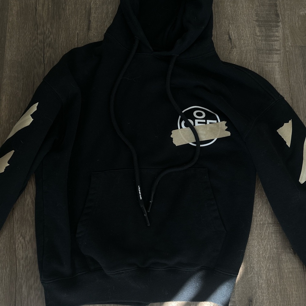 Off White Tape Arrow Hoodie